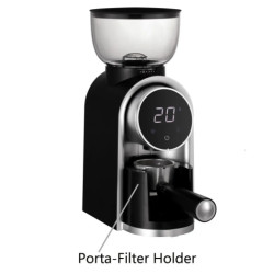Moedor de café elétrico BALASHOV: Moinho de rebarbas para um expresso perfeito e ...